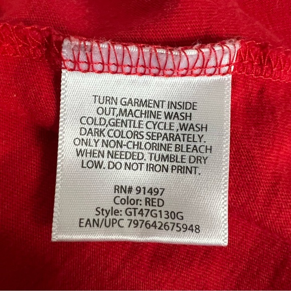 Holiday Time XL Red Short Sleeve Christmas Holiday T-Shirt Tee - Picture 10 of 11